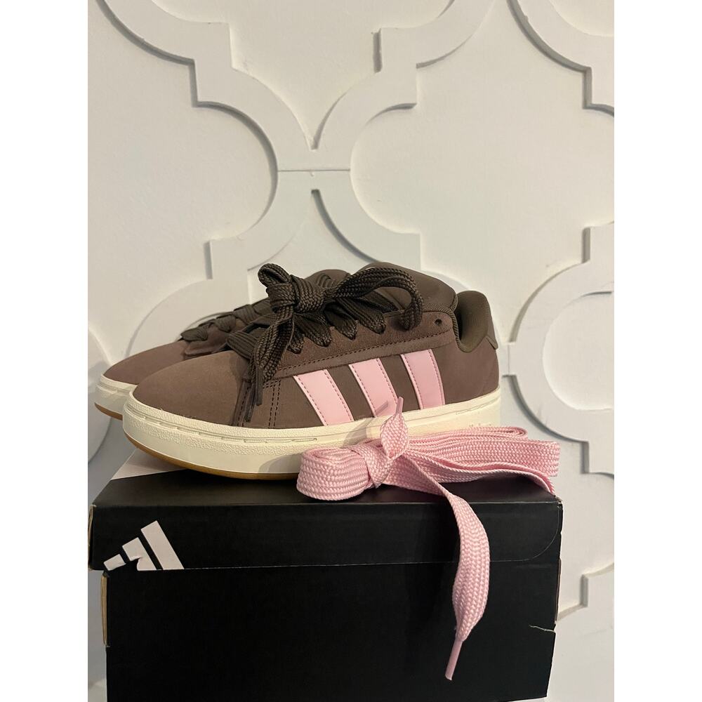 NEW ADIDAS Grand Court Aplha 00s Women's 9.5 JR0541 Earth/ Pink - Picture 5 of 8